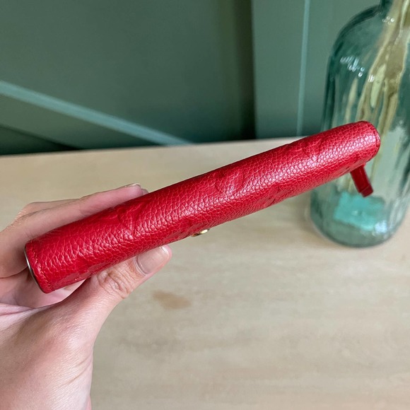 Louis Vuitton Empreinte Curieuse Leather Wallet Red Cerise SP1175 - Picture 6 of 15